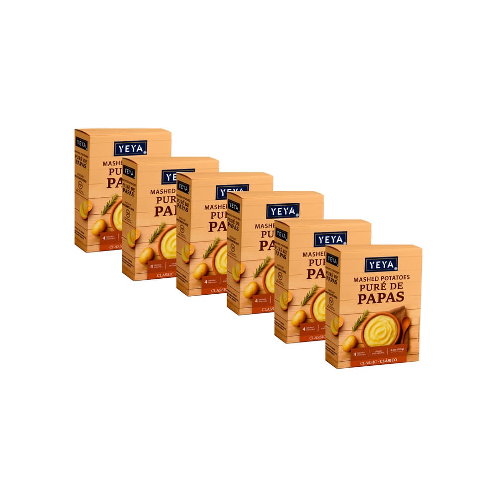 Puré de papas YEYA (6 x 4.4 oz / 125 g) - Imagen 1