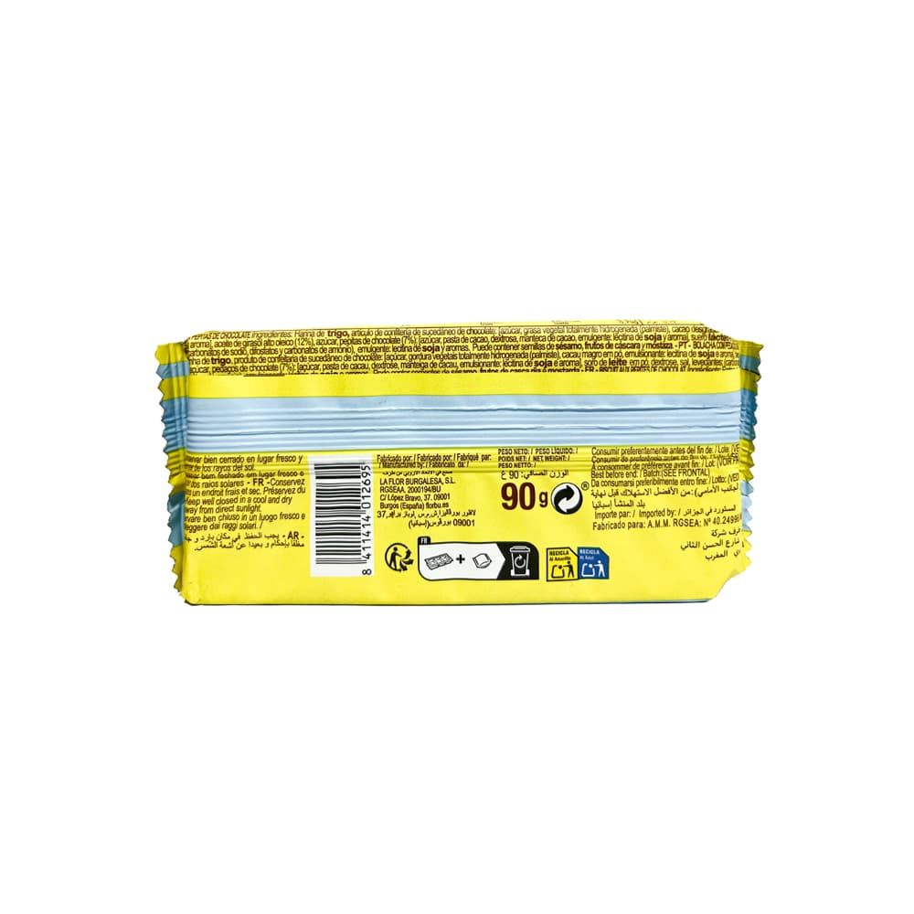 Galleta con pepitas chocolate Florbú (90 g / 3.17 oz) - Miniatura 2