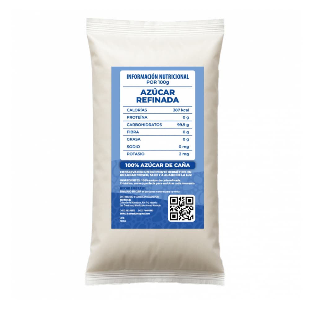Azúcar blanca refinada Campo Vivo (5 x 500 g / 1.1 lb) - Miniatura 3
