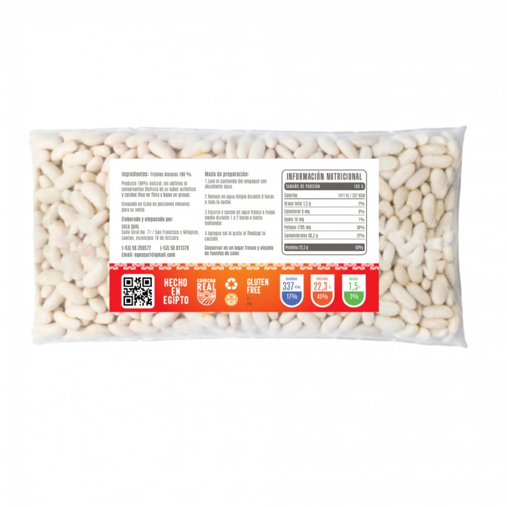Frijoles blancos Cosecha Real (5 x 500 g / 1.1 lb) - Miniatura 2