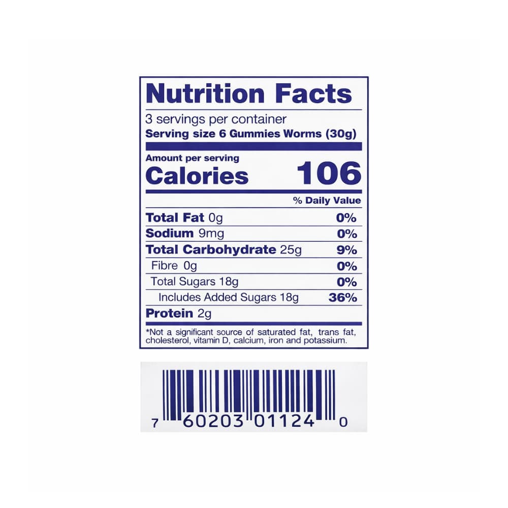 Gomitas banana sour Guandy (100 g / 3.52 oz) - Miniatura 4