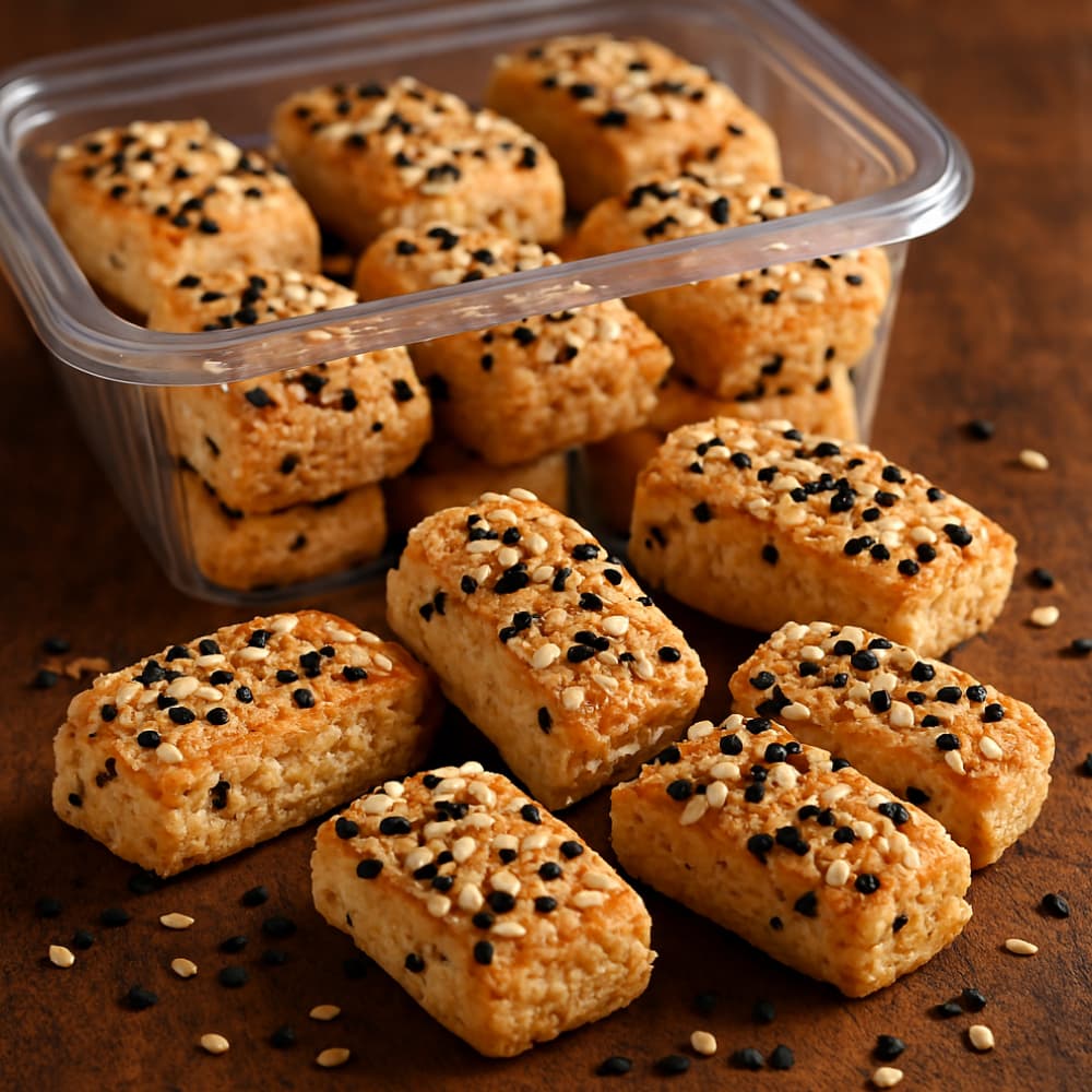 Galletas saladas de sésamo Onefis (250 g / 8.82 oz) - Miniatura 4