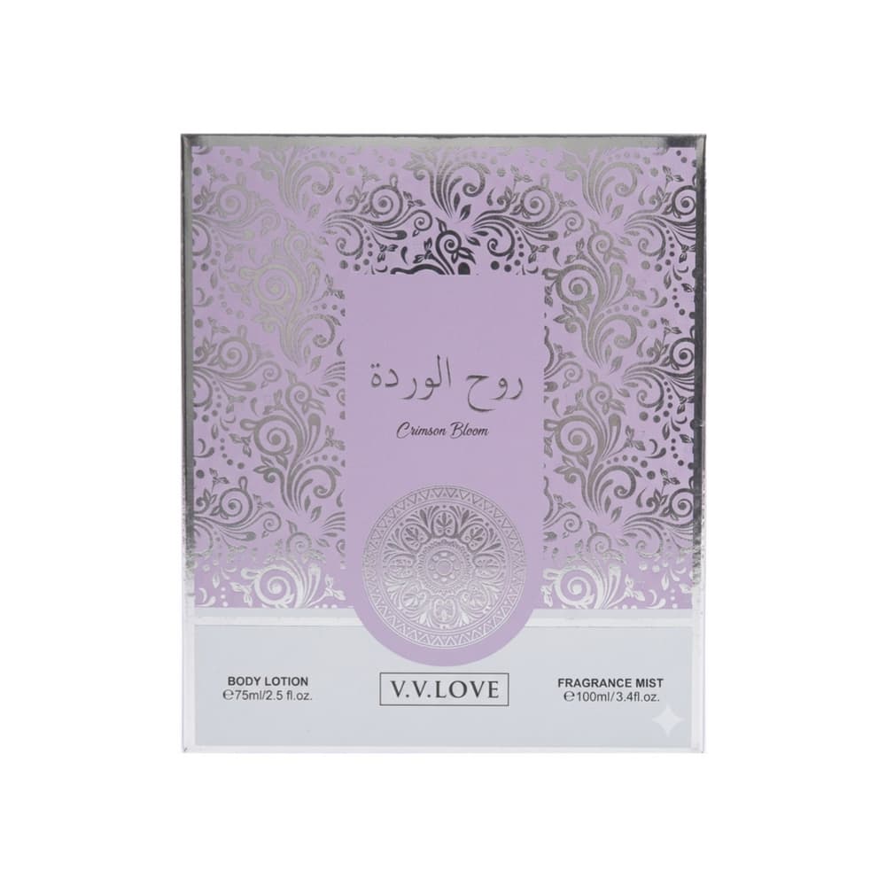 Kit de colonia y crema de mujer Crimson Bloom V.V.Love - Miniatura 3