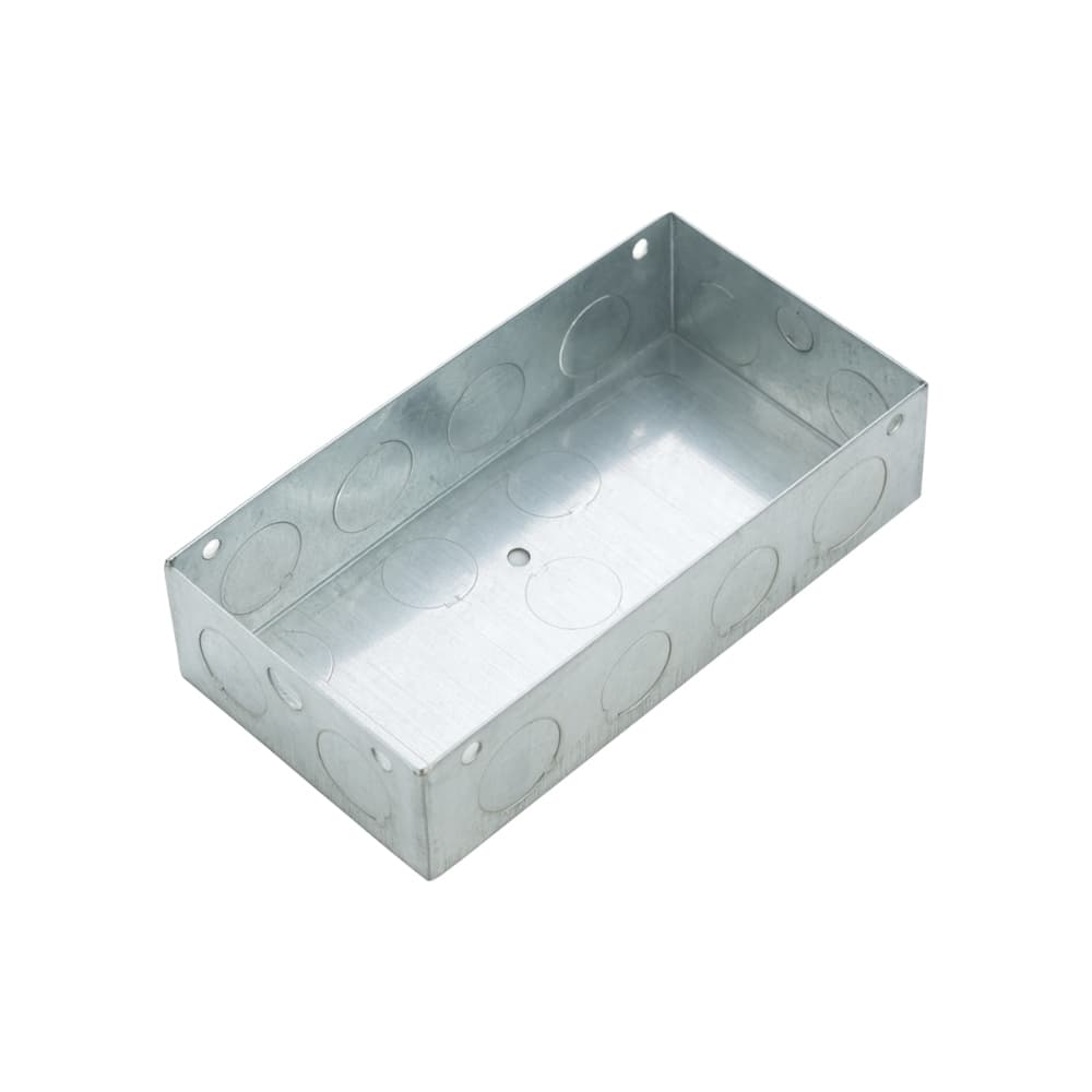 Caja de conexiones de hierro galvanizado 76.2 mm x 152.4 mm Arlec - Miniatura 1