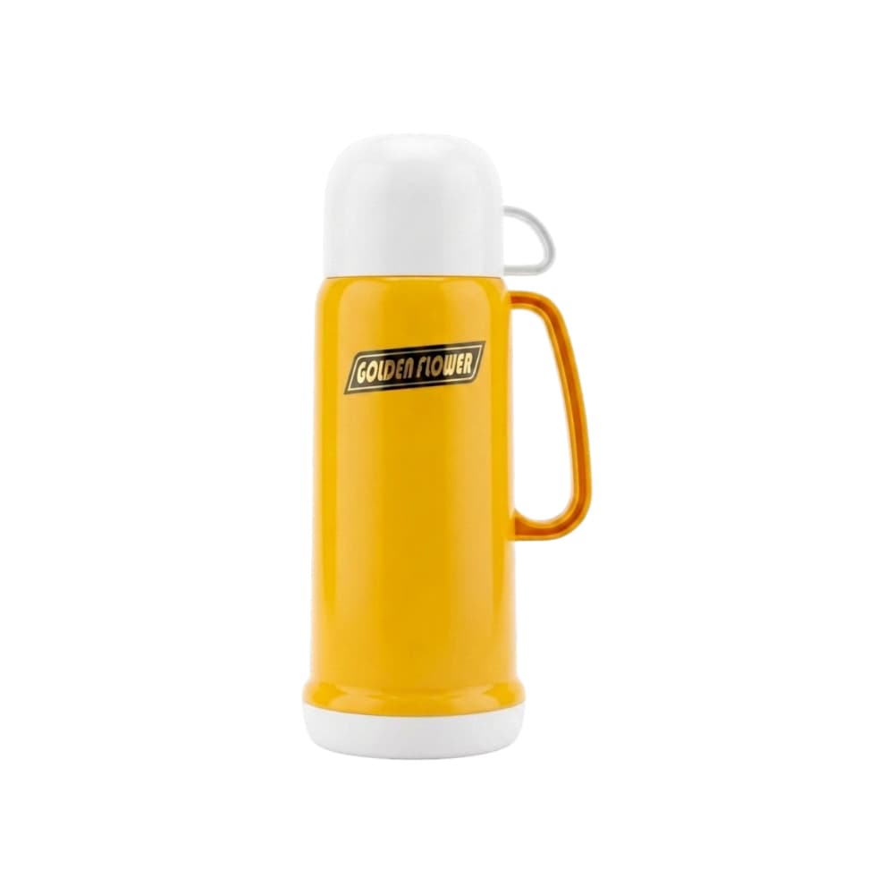 Termo plástico amarillo Golden Flower (0.45 L) - Miniatura 1