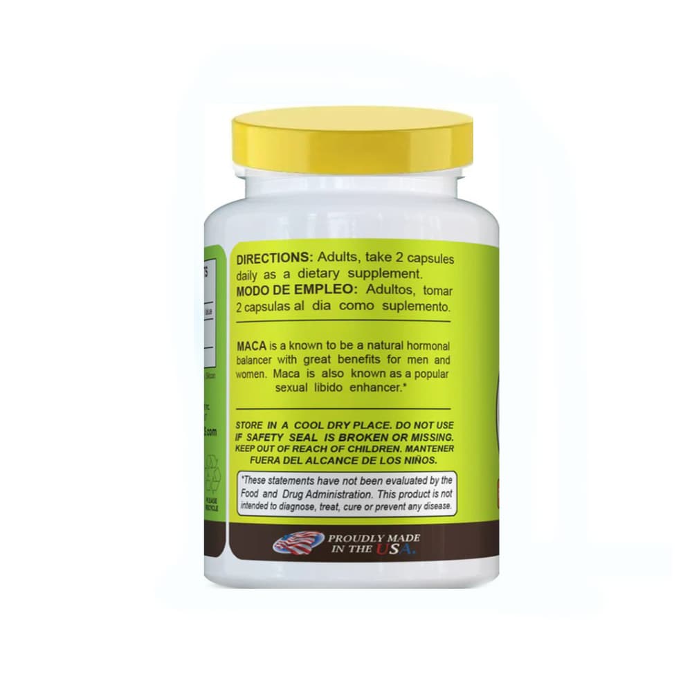 Raiz de maca 1000 mg Sunshine Natural (60 cápsulas) - Miniatura 3