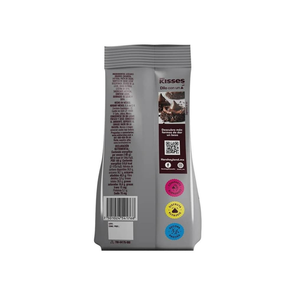 Chocolates con leche Kisses Hershey's (190 g / 6.7 oz) - Miniatura 2