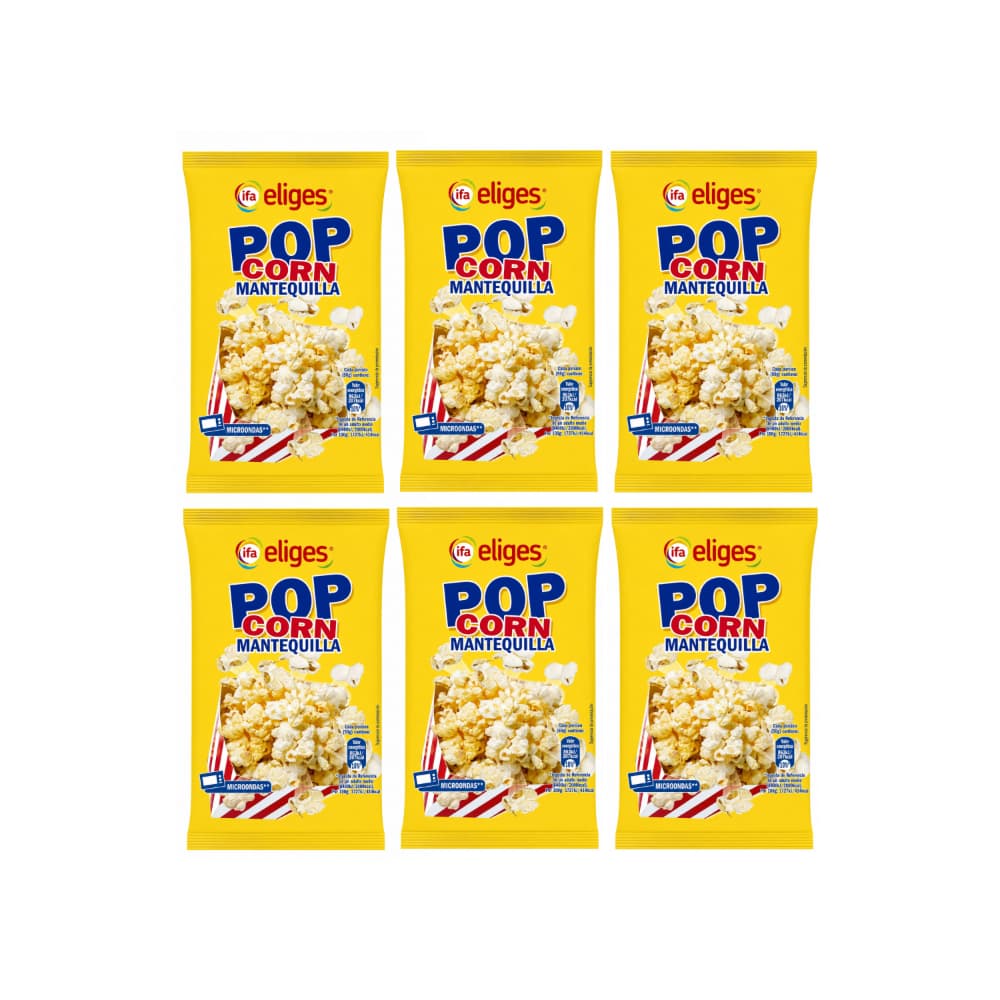 Rositas de maíz para microondas Ifa Eliges (6 x 100 g / 3.53 oz) - Miniatura 1