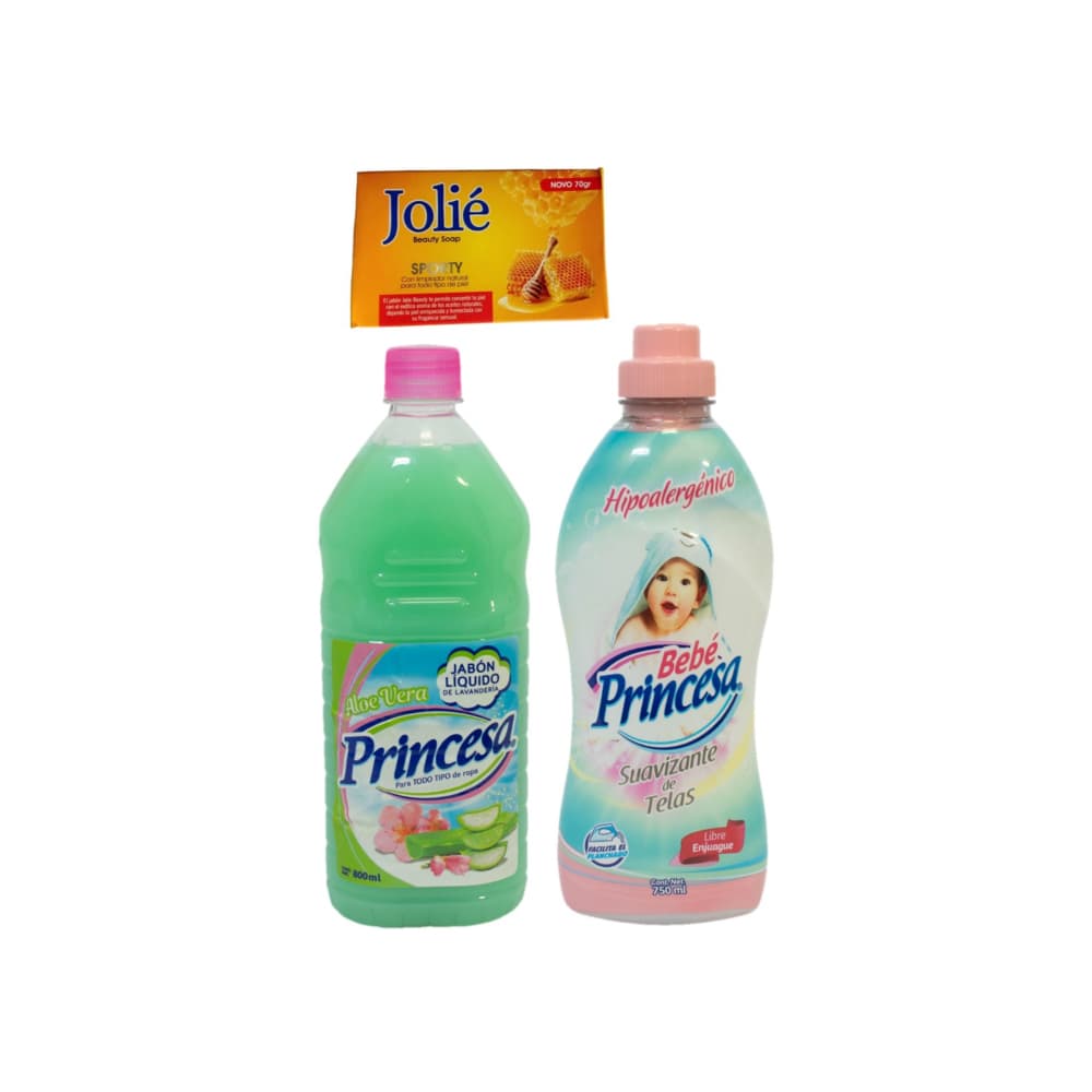 Combo de Aseo Bebé 5 (suavizante + jabón liquido + jabón) - Imagen 1