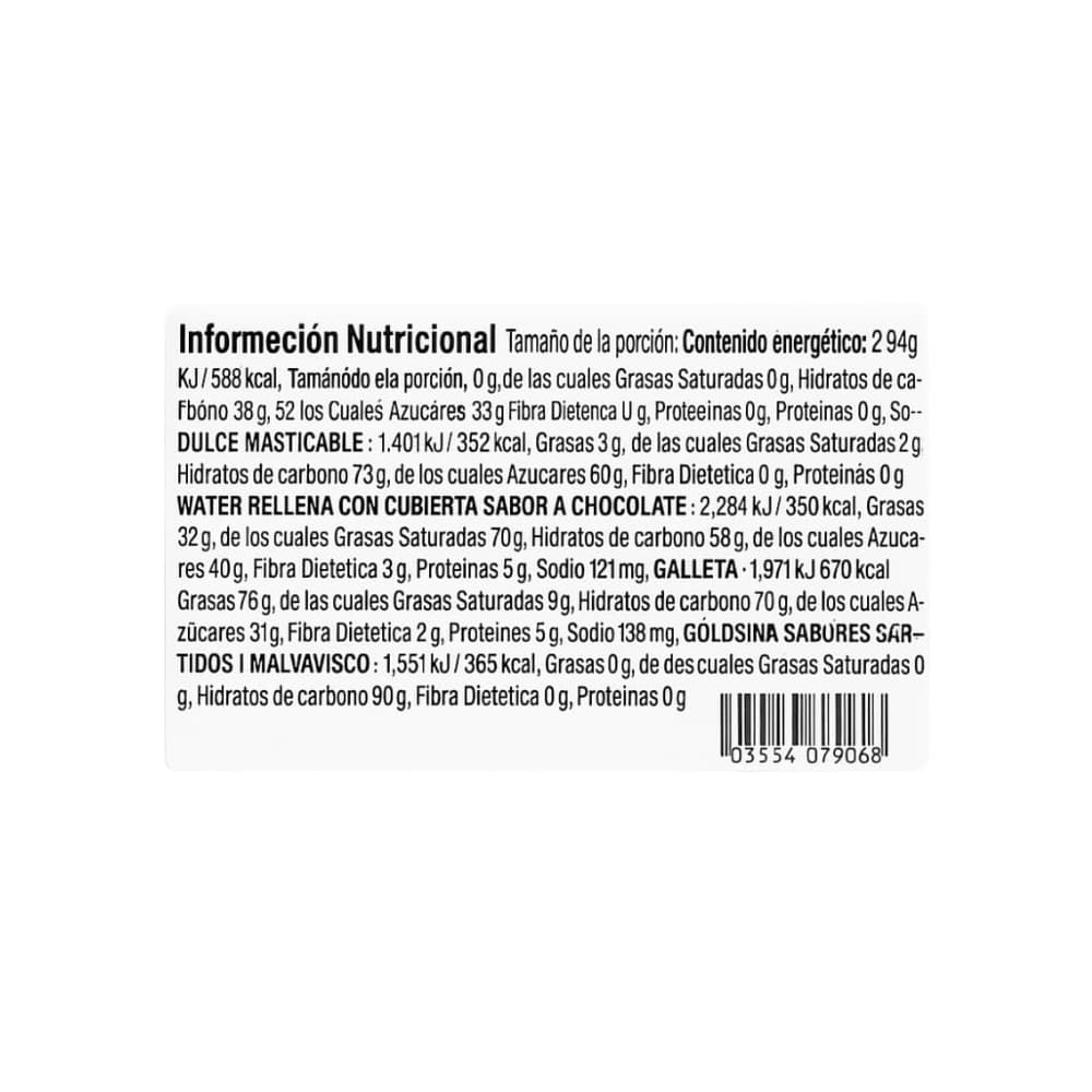 Surtido de dulces, galletas y juguetes con dulce Mini Bolo Sirenita (110 g / 4.2 oz) - Miniatura 2