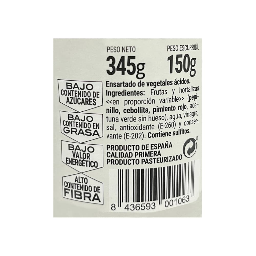 Banderilla troceada Maestros Aceituneros (345 g / 12.16 oz) - Miniatura 5
