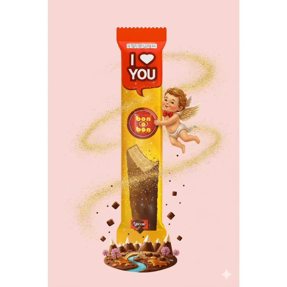 Galleta rellena con pasta de maní con cobertura sabor a chocolate Bon o Bon Arcor (27 g) - Miniatura 4