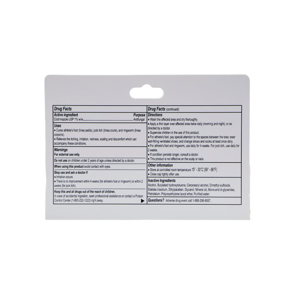 Clotrimazol 1% crema antifúngica Rugby (28 g / 1 oz) - Miniatura 2