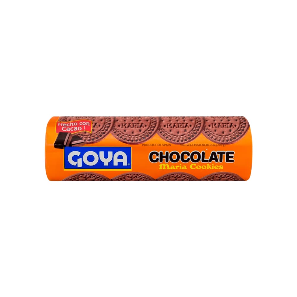 Galletas Maria de chocolate Goya (200 g / 7 oz) - Imagen 1