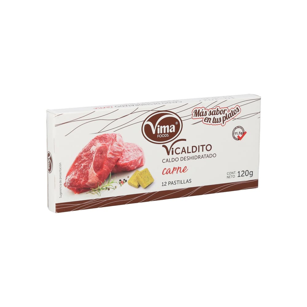 Caldo deshidratado sabor carne Vima Foods (120 g / 4.23 oz) - Imagen 1