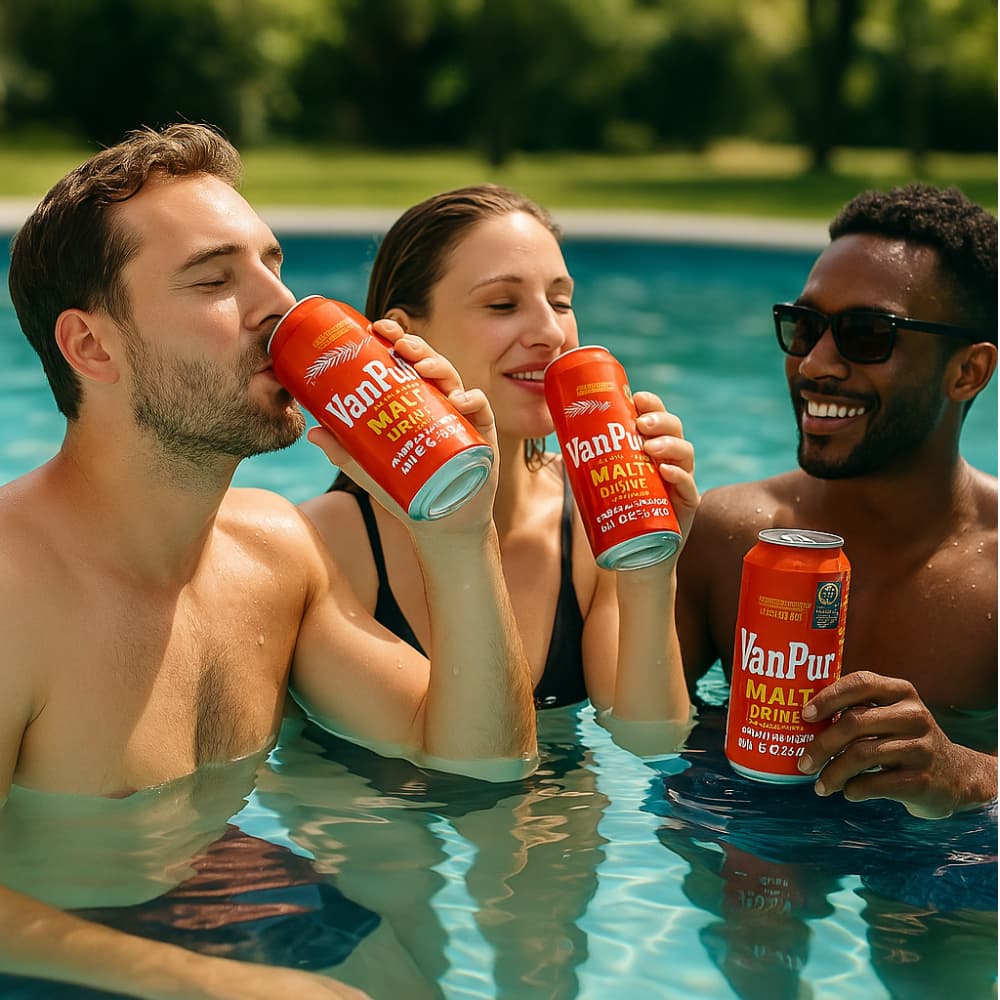 Malta sin alcohol Van Pur (6 x 330 ml) - Miniatura 2