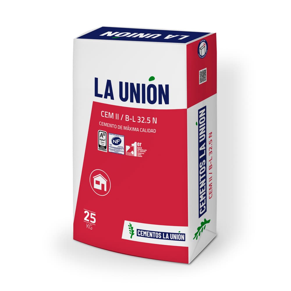 Cemento gris P350 de tipo CEM II La Unión (25 kg / 55.11 lb) - Imagen 1