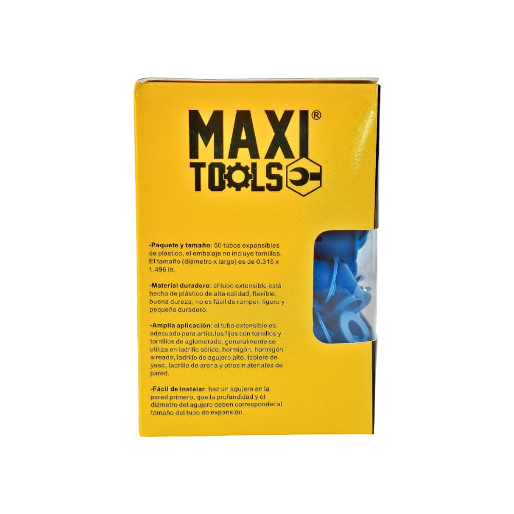 Tubo de expansión - 10 mm Maxi Tools (50 U) - Miniatura 4