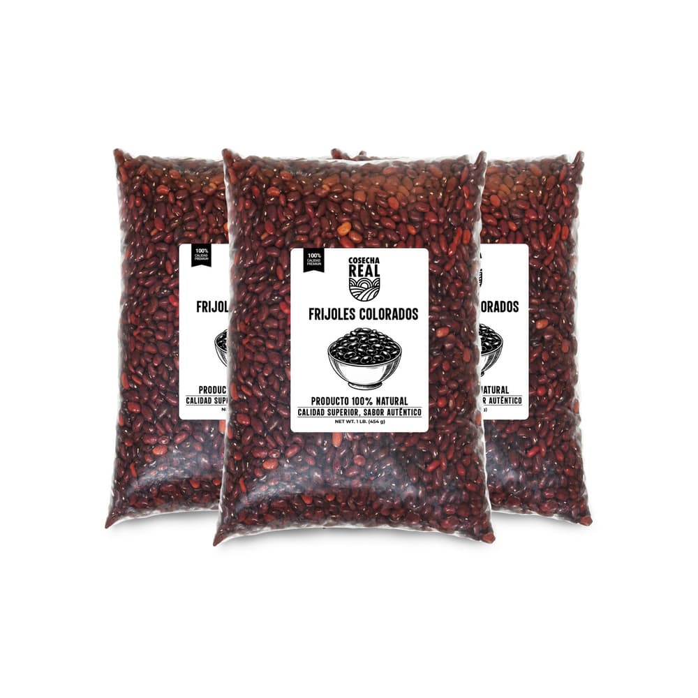 Frijoles colorados Cosecha Real (3 x 454 g / 1 lb) - Imagen 1