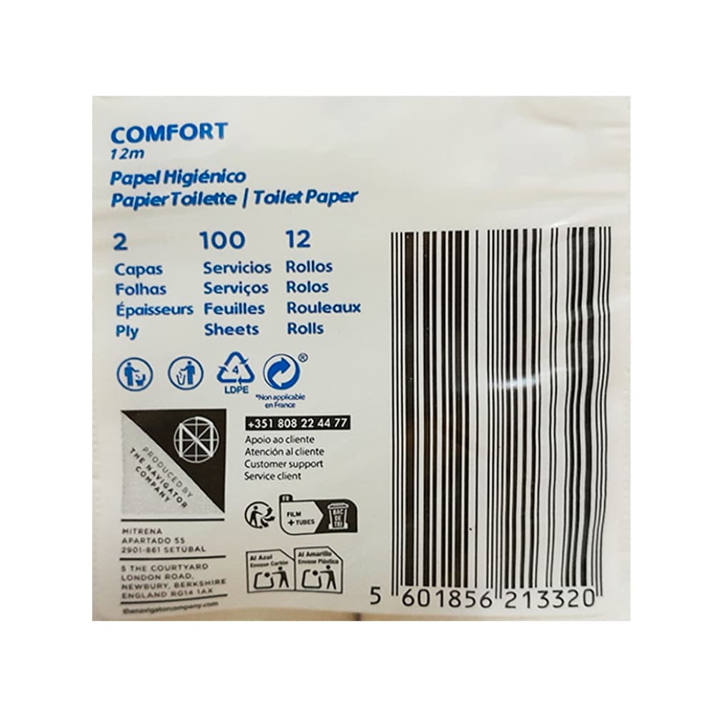 Papel sanitario Extrela Confort (12 U) - Miniatura 3