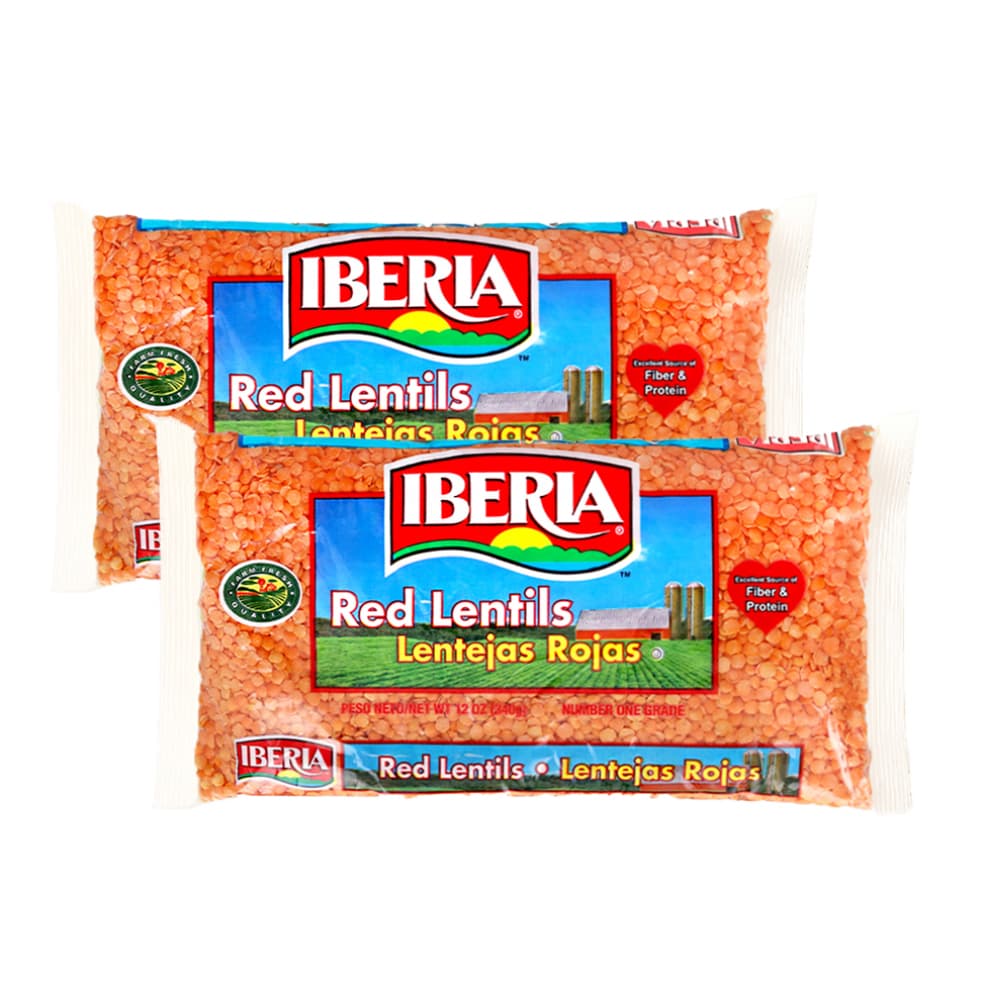 Lentejas Rojas Iberia (2 x 340 g / 12 oz) - Imagen 1