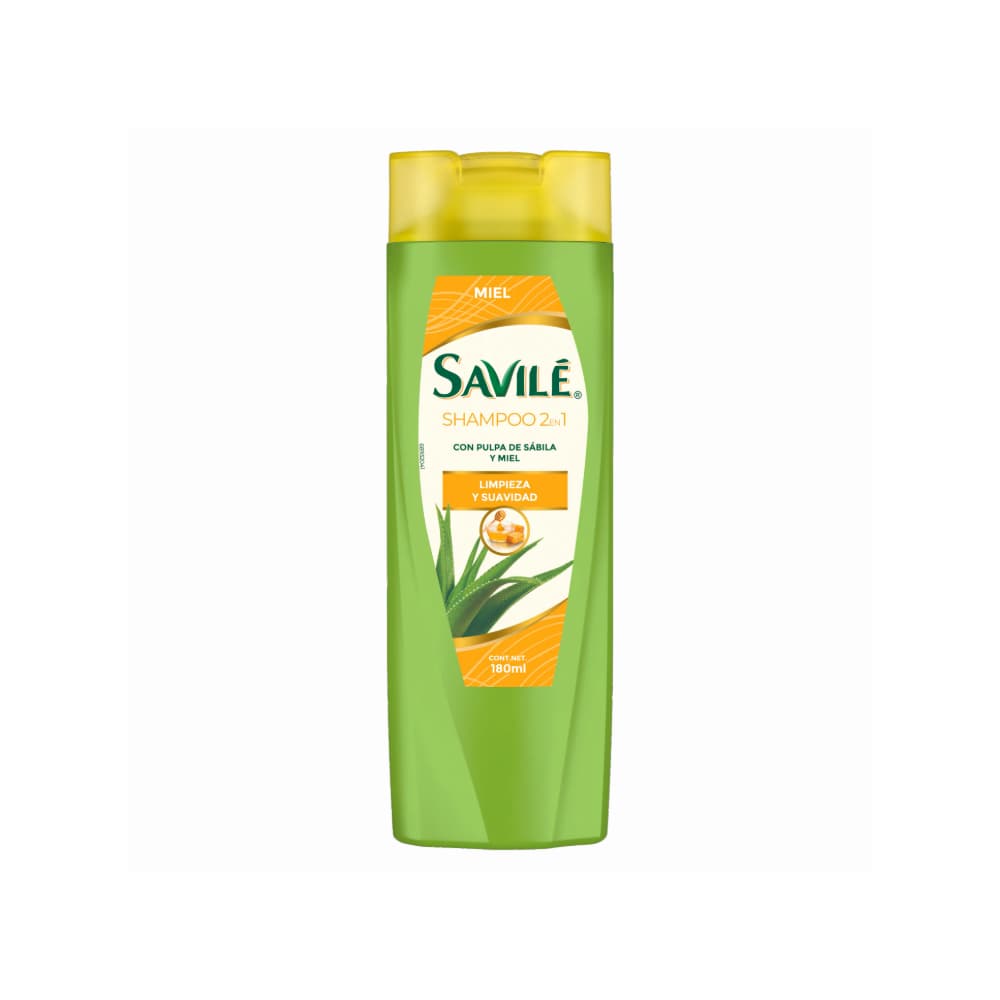 Champú pulpa de sábila y miel Savilé (180 ml) - Imagen 1