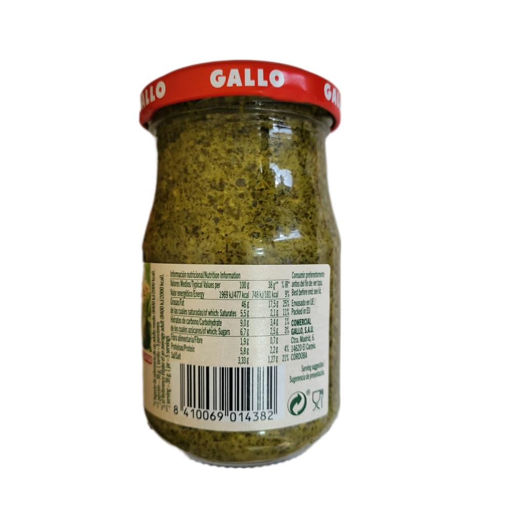 Salsa a base de albahaca Gallo Pesto (190 g / 6.70 oz) - Miniatura 2
