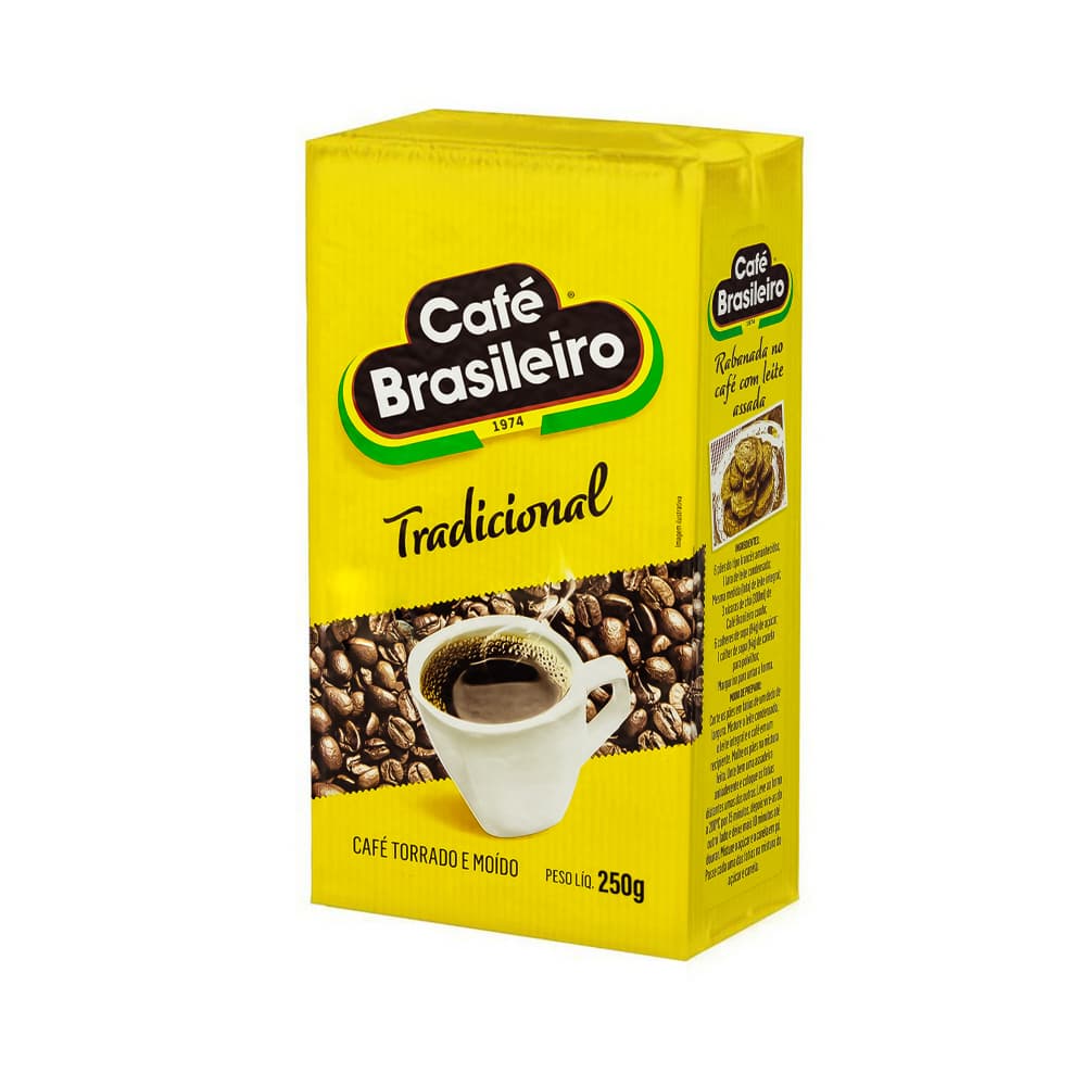 Café tradicional Brasileiro (250 g / 8.8 oz) - Imagen 1