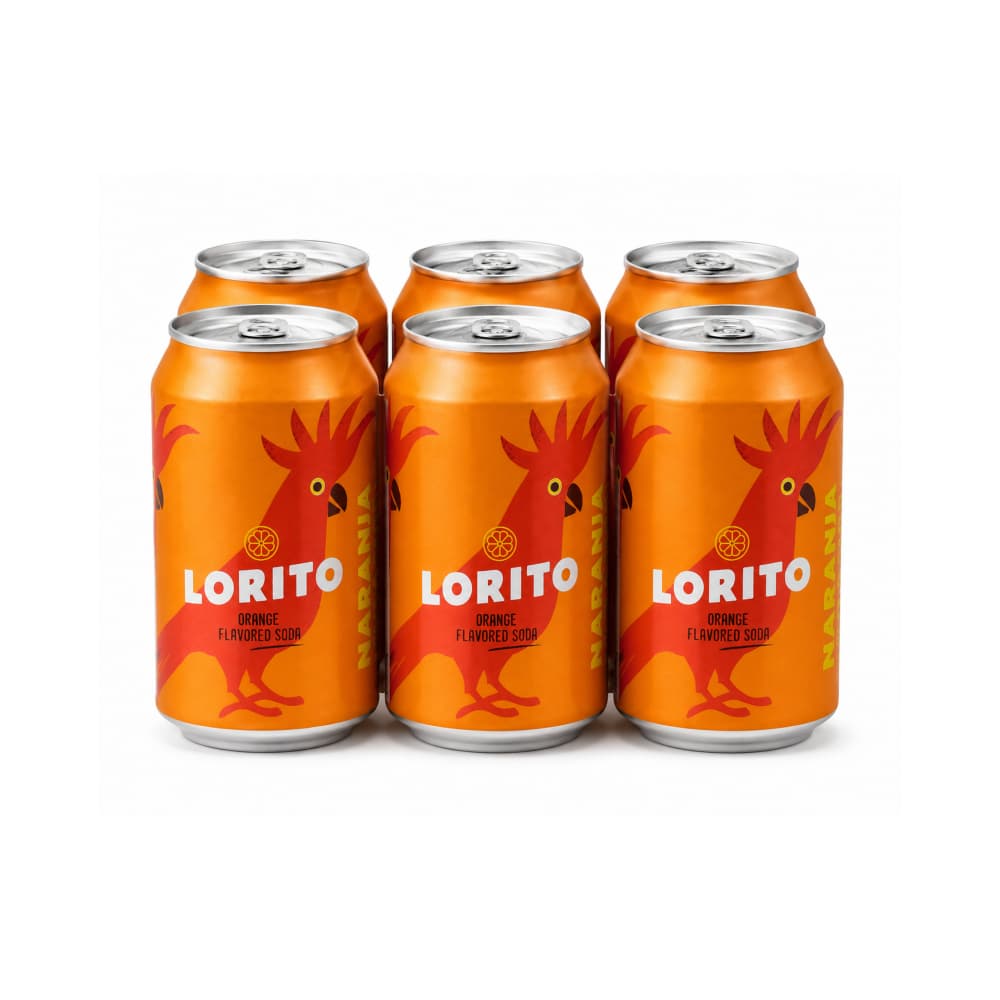 Refresco gaseado de naranja Lorito (6 x 330 ml) - Imagen 1