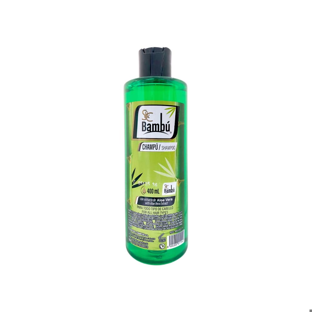Champú de aloe vera Bambú S&C (400 ml) - Miniatura 1