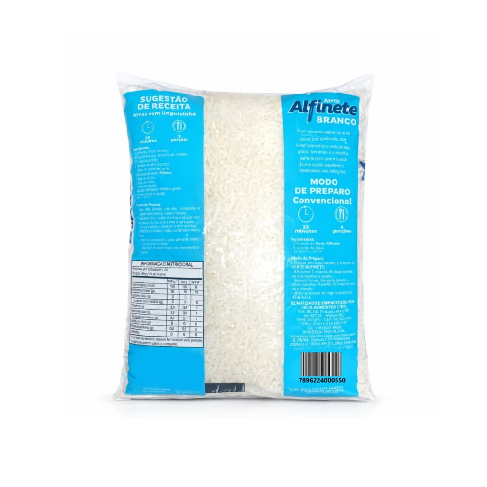 Arroz blanco Alfinete (8 x 1 kg / 2.2 lb) - Miniatura 2