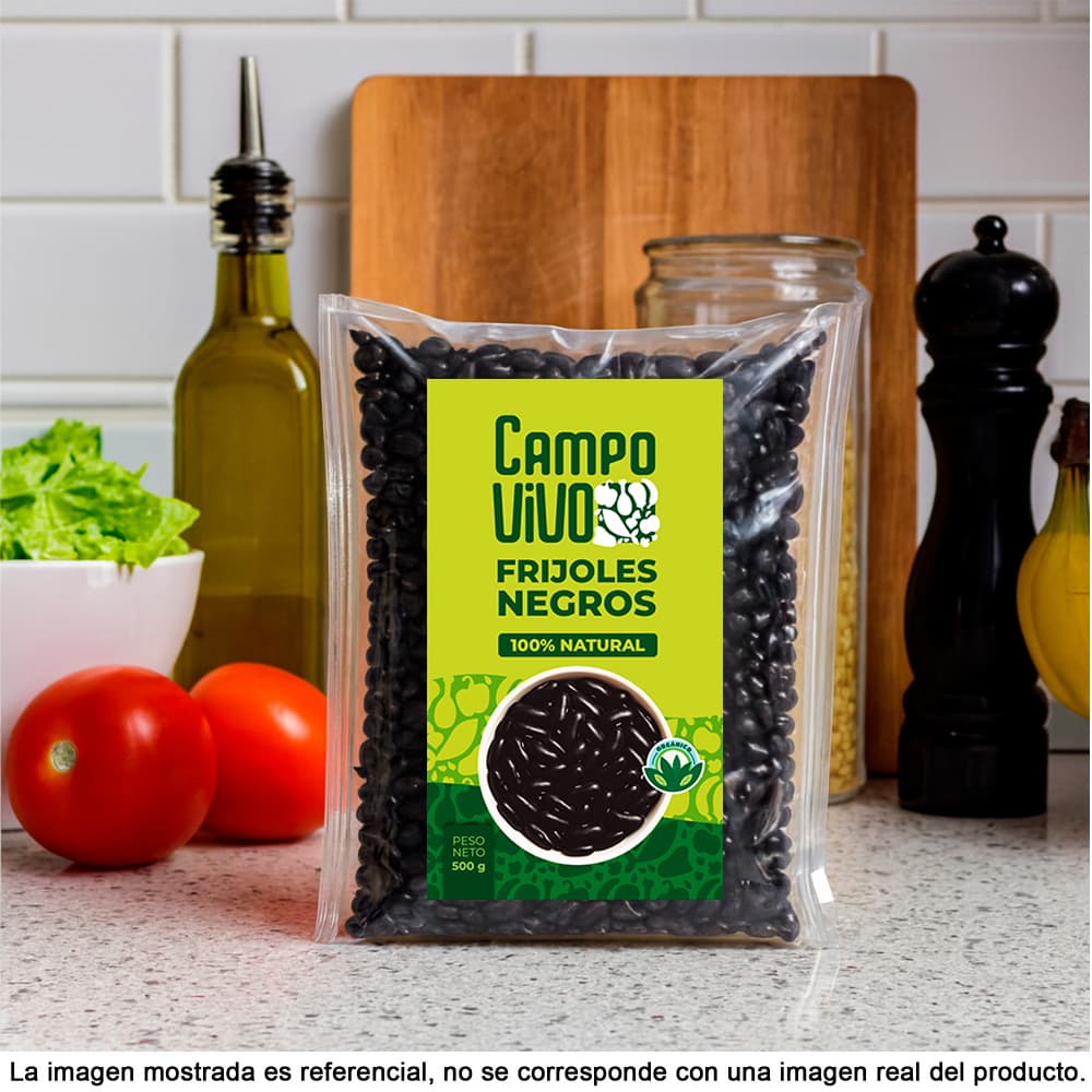 Frijoles negros Campo Vivo (500 g / 1.1 lb) - Miniatura 5