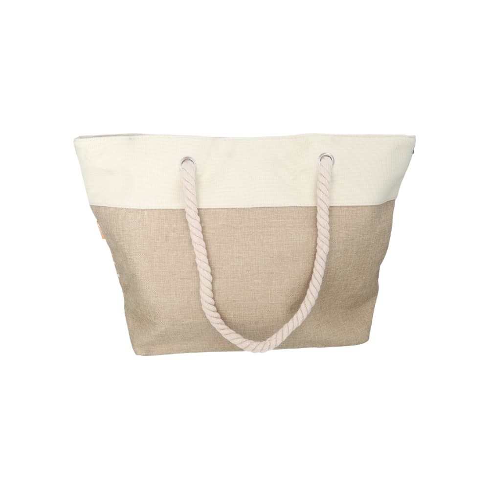 Bolsa de playa con estampado blanco de palmeras Benzi (1 U) - Miniatura 4
