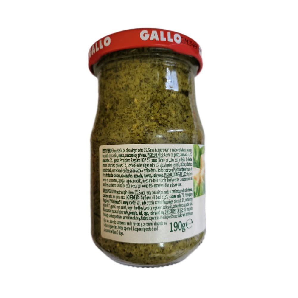 Salsa a base de albahaca Gallo Pesto (190 g / 6.70 oz) - Miniatura 3