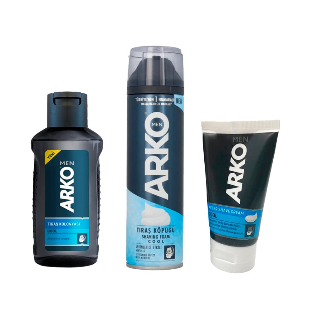 Espuma de afeitar fresca + Crema para después del afeitado + Colonia para después del afeitado fresca - Imagen 1
