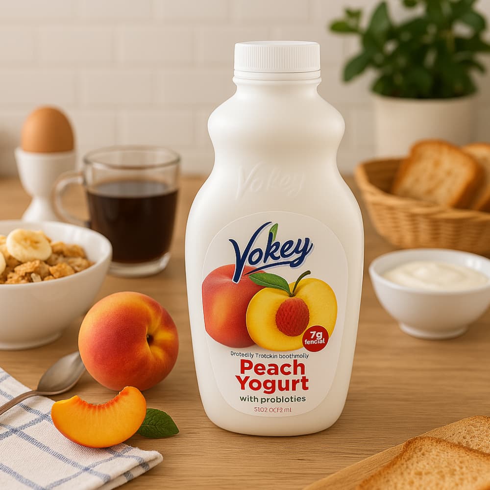 Yogurt de melocotón con probióticos Yokey (1.54 L) - Miniatura 3