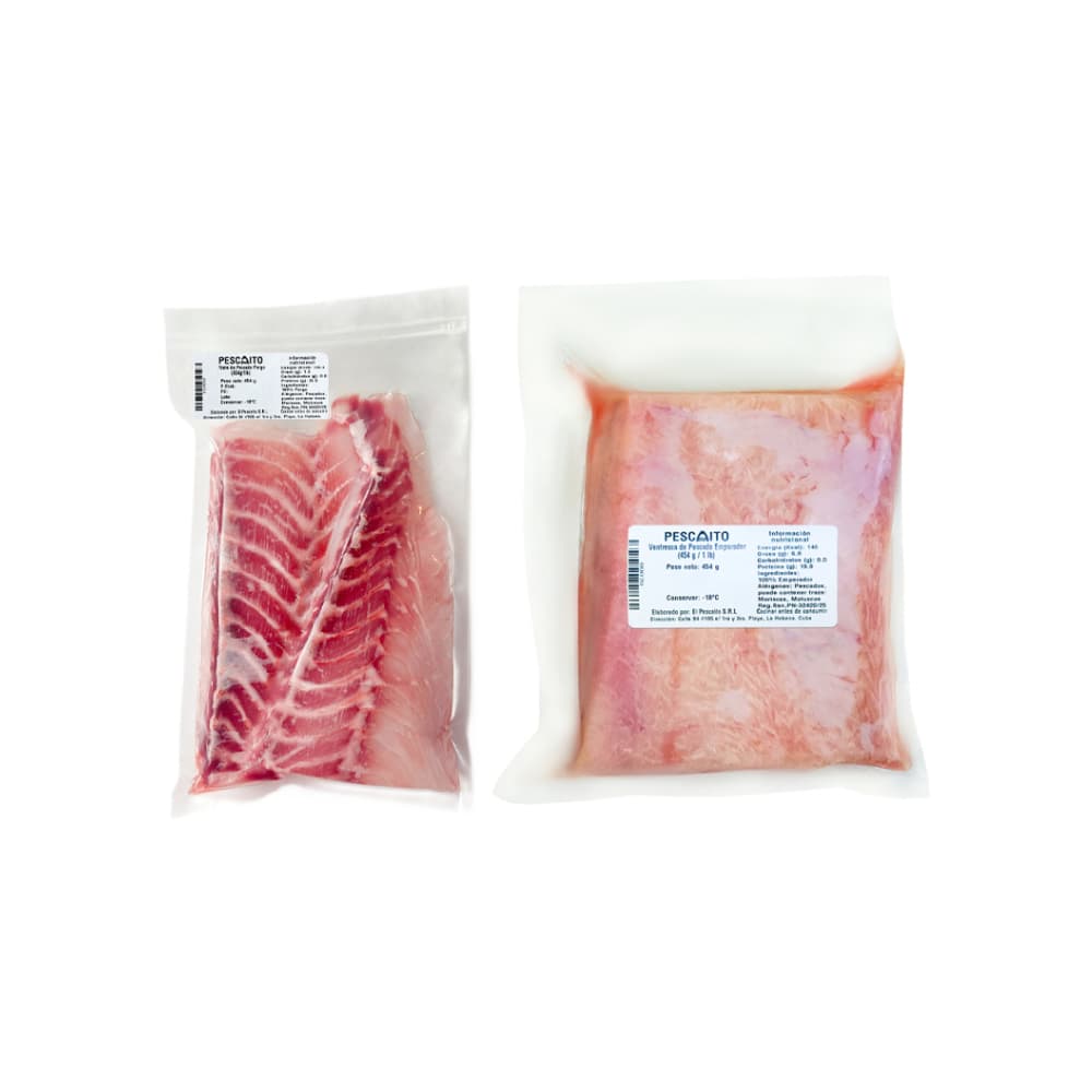 Ventresca de pescado emperador + Filete de pescado pargo - Imagen 1