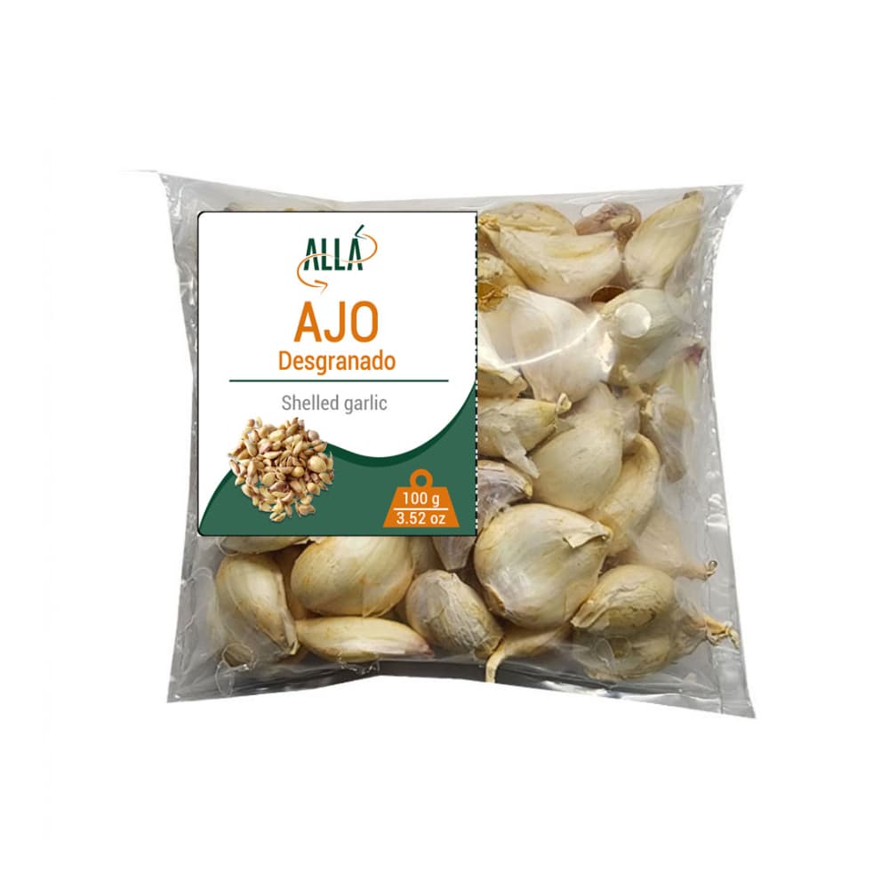 Ajo desgranado ALLÁ (100 g / 3.52 oz) - Imagen 1