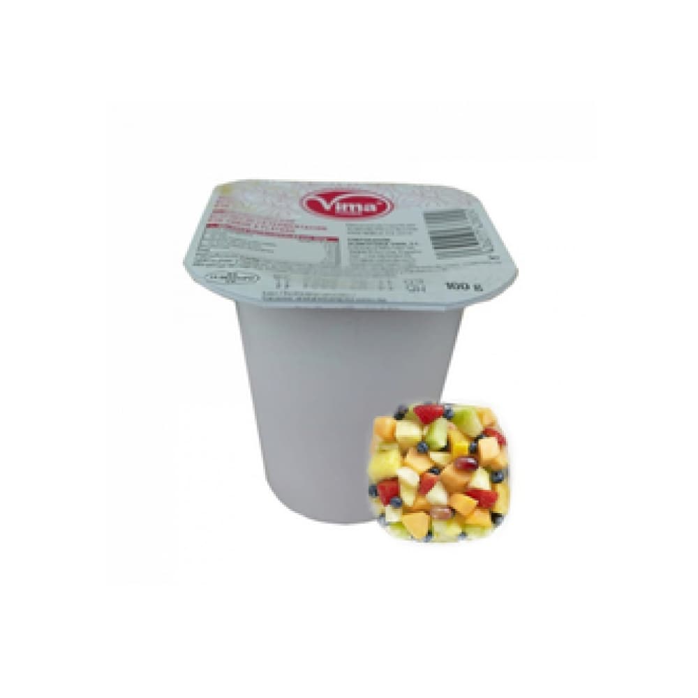 Yogurt pasteurizado de macedonia Vima Foods (4 x 100 g / 3.52 oz) - Miniatura 4