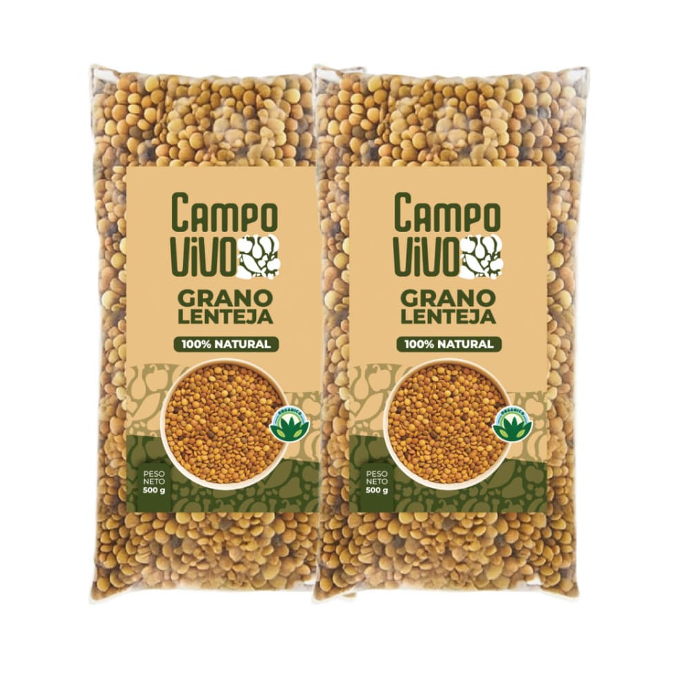 Lentejas Campo Vivo (2 x 500 g / 1.1 lb) - Imagen 1