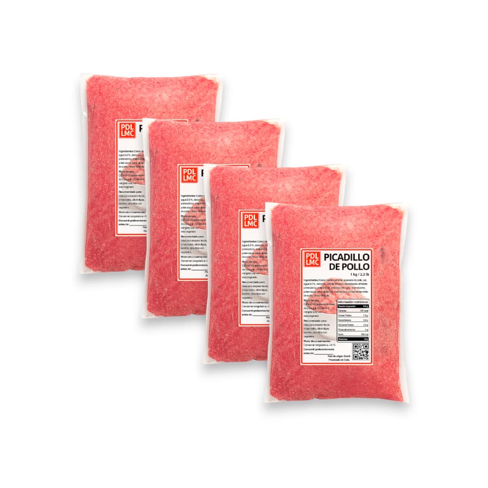 Picadillo de pollo PDL LMC (4 x 1 kg / 2.2 lb) - Imagen 1