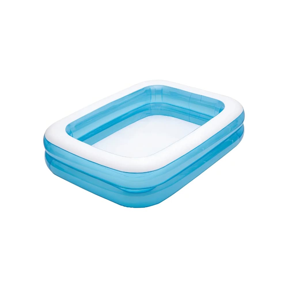 Piscina inflable rectangular familiar transparente 200 cm x 150 cm Summer Waves - Miniatura 1