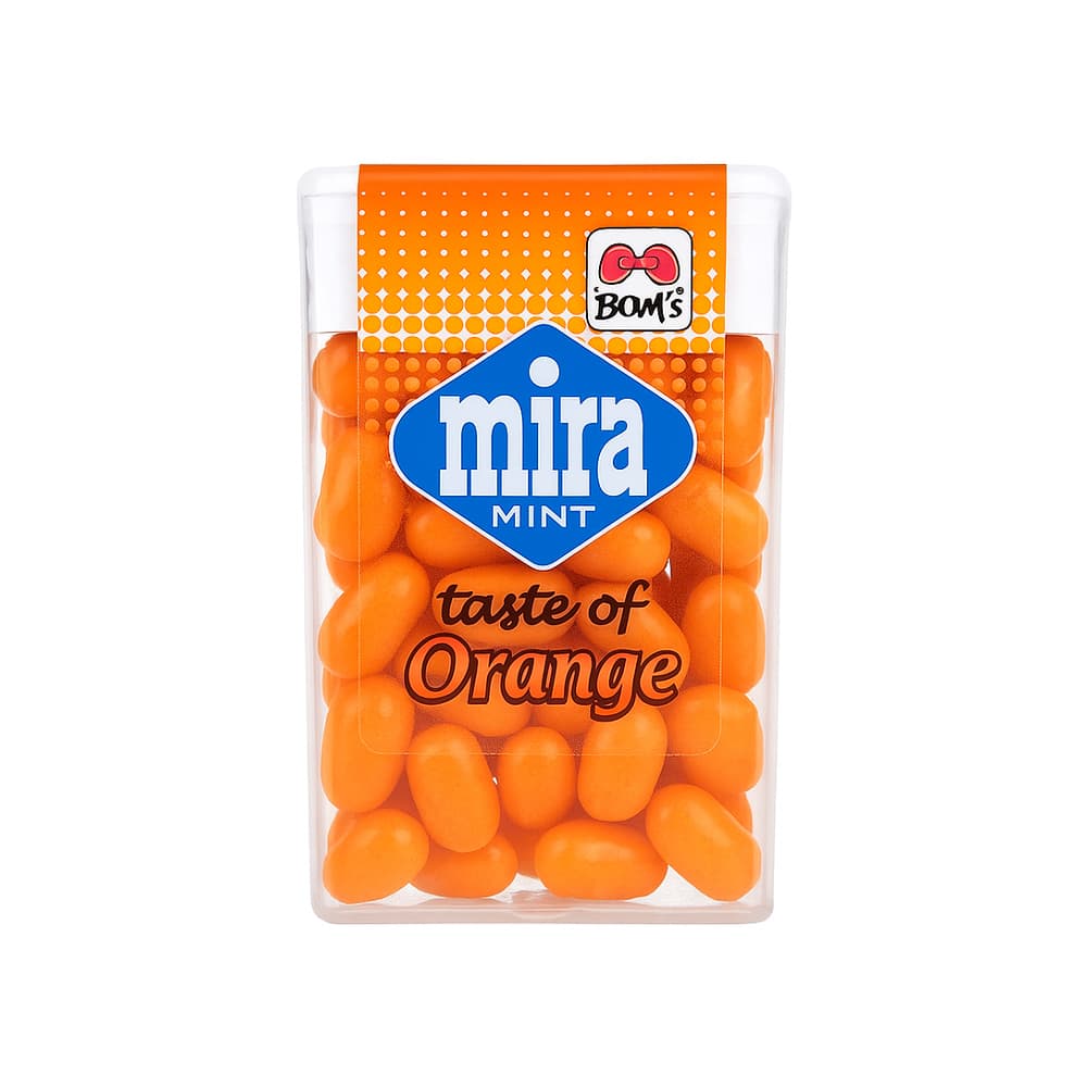 Caramelos sabor a naranja Mira Mint (16 g) - Miniatura 1