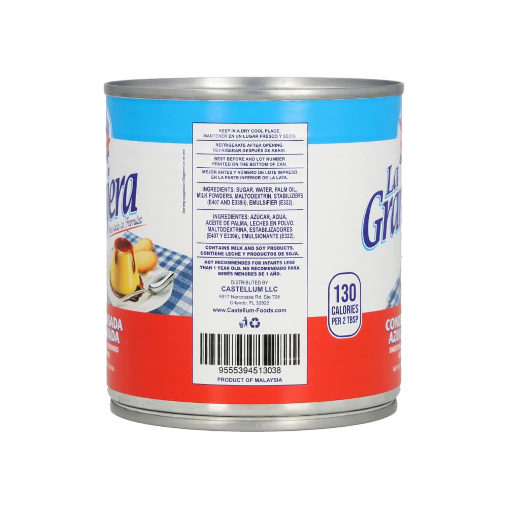 Leche condensada azucarada La Granjera (12 x 390 g / 13.8 oz) - Miniatura 2