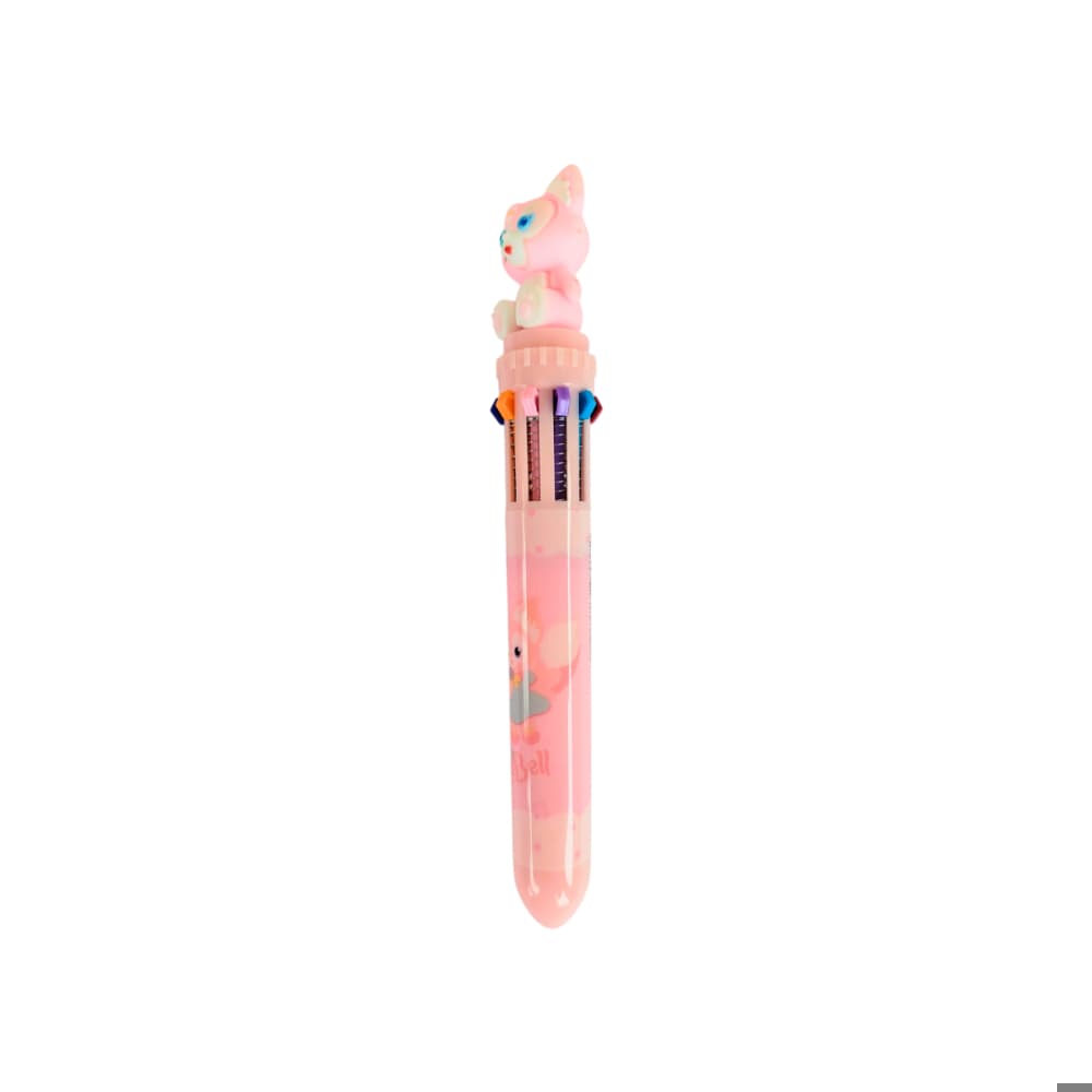 Bolígrafo rosado con 10 colores de tinta Tiara - Miniatura 2