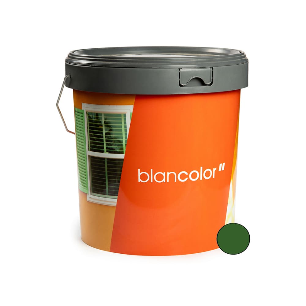 Pintura elástica impermeabilizante color verde Elastorm Blancolor Isaval (12 L) - Miniatura 1