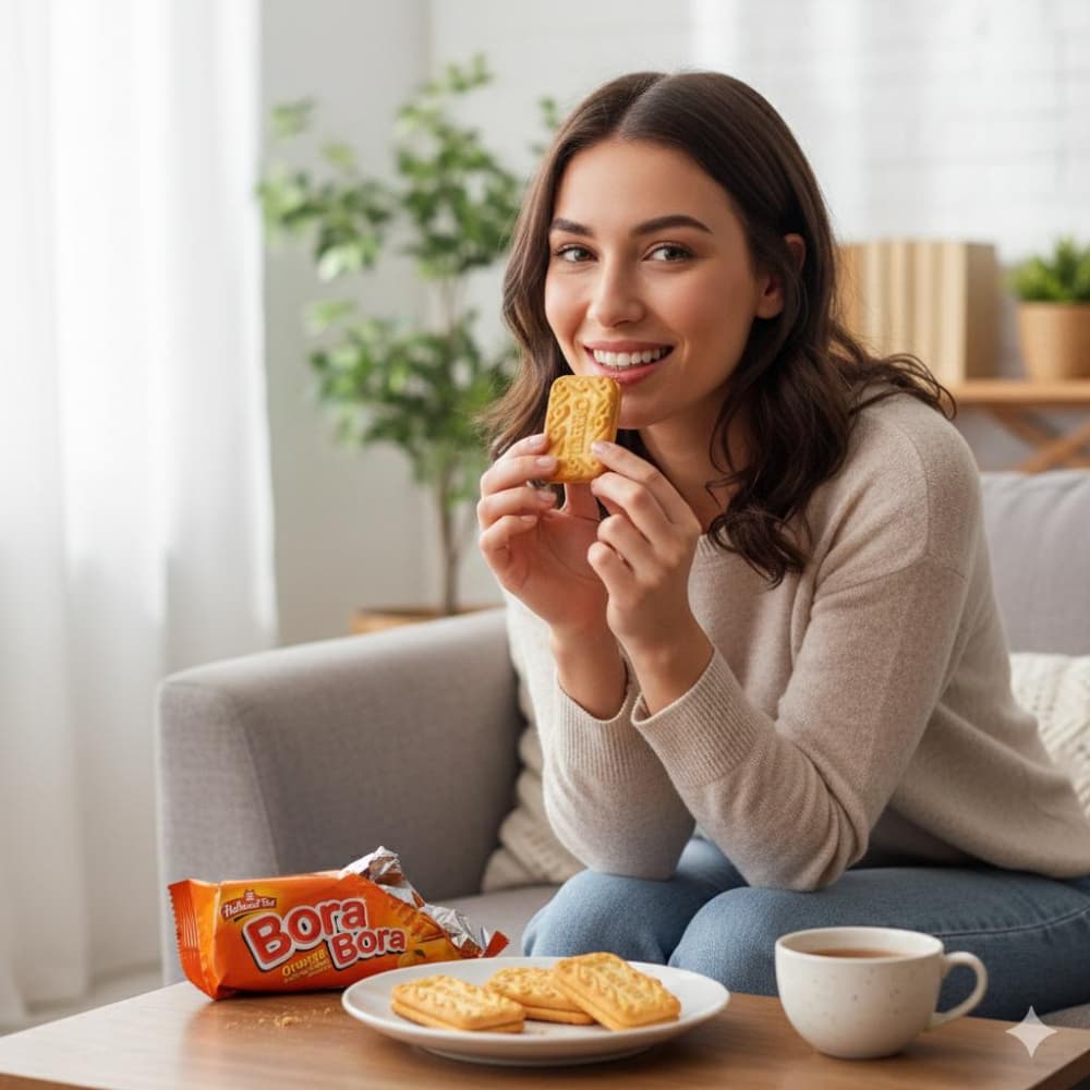 Galletas dulces con crema de naranja HollandPark (78 g / 2.75 oz) - Miniatura 4