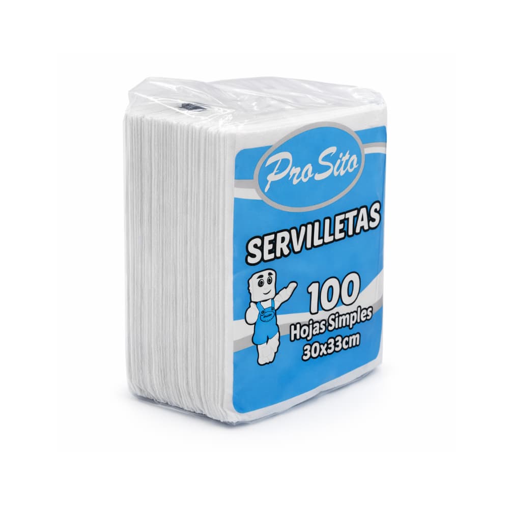 Servilletas hojas simples 30 x 33 cm ProSito (100 U) - Miniatura 3