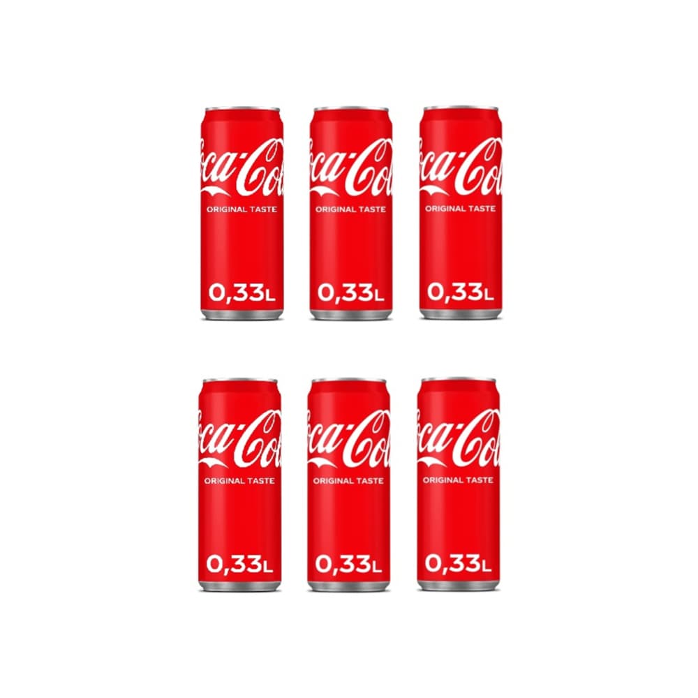 Refresco gaseado Coca Cola (6 x 330 ml) - Miniatura 1