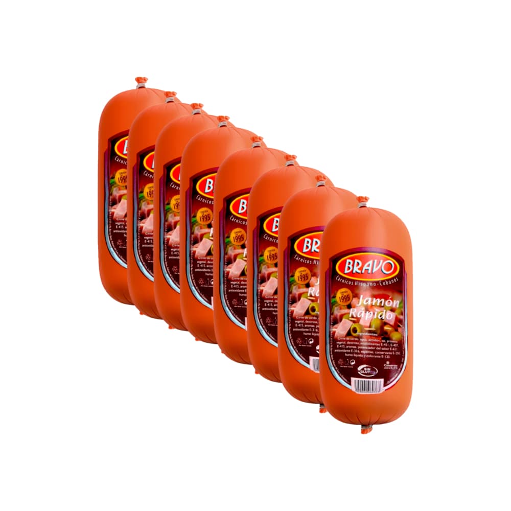 Jamón rápido Bravo (8 x 2 kg / 4.4 lb) - Imagen 1